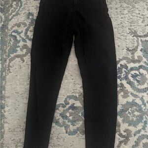 Black High-Waist Skinny Pants